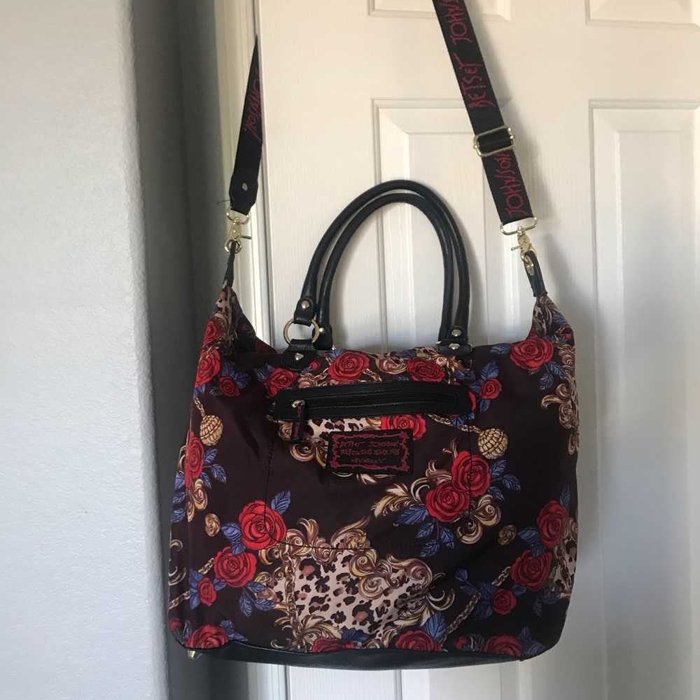 Betsy Johnson weekender bag